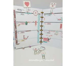 ITH - Felties Mix1  für Haarspangen, Broschen, Lesezeichen, Planer Clips, Glasmarkierer, Stifteaufsätze u.v.m.